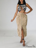Cargo Pocket Graceful Micro Mini Skirt image 15