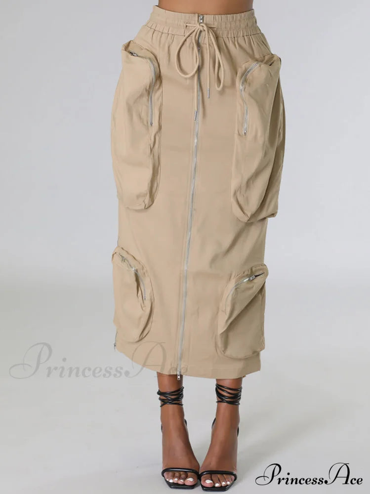 Cargo Pocket Graceful Micro Mini Skirt image 16