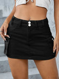 Cargo Pocket Low Waist Skirt image 7