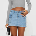 Cargo Pocket Low Waist Skirt image 1