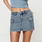 Cargo Pocket Low Waist Skirt image 6