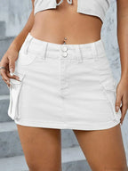 Cargo Pocket Low Waist Skirt image 6