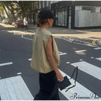 Cargo Pocket Stylish Drawstring Waistcoat image 24