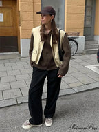 Cargo Pocket Stylish Drawstring Waistcoat image 2