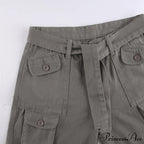 Cargo Streetwear Mom Pants Baggy Low Leg Waist 90s Denim Vintage Wide Jeans Trousers Trendy Korean Grunge Hippie Outfits image 15