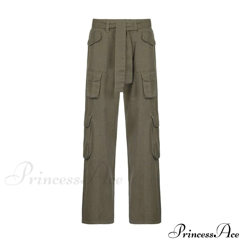 Cargo Streetwear Mom Pants Baggy Low Leg Waist 90s Denim Vintage Wide Jeans Trousers Trendy Korean Grunge Hippie Outfits image 11