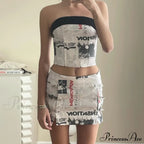 Carla Corset and Charming Safety Mini skirt Set image 3