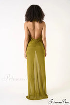 Carleigh Ruche Maxi Charming Dress With Headscarf image 13