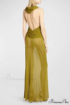 Carleigh Ruche Maxi Charming Dress With Headscarf image 16