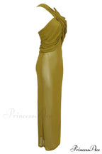 Carleigh Ruche Maxi Charming Dress With Headscarf image 27
