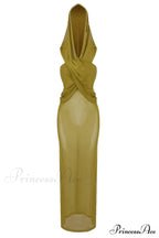 Carleigh Ruche Maxi Charming Dress With Headscarf image 23