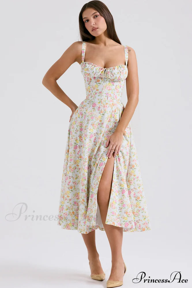 Carmen Elegant Bustier Dress image 86