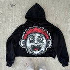 Cartoon Graphic Oversized Hoodie image 1