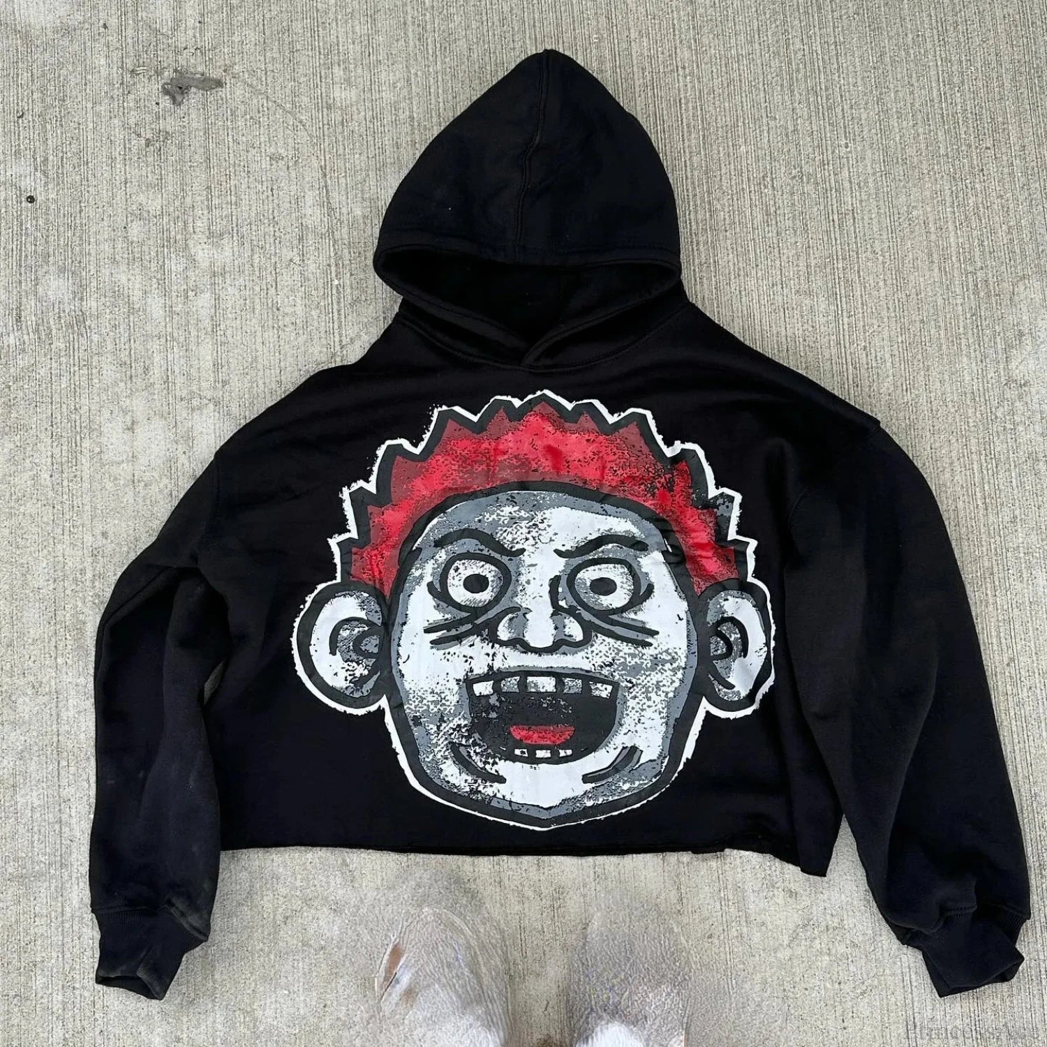 Cartoon Graphic Oversized Hoodie image 1