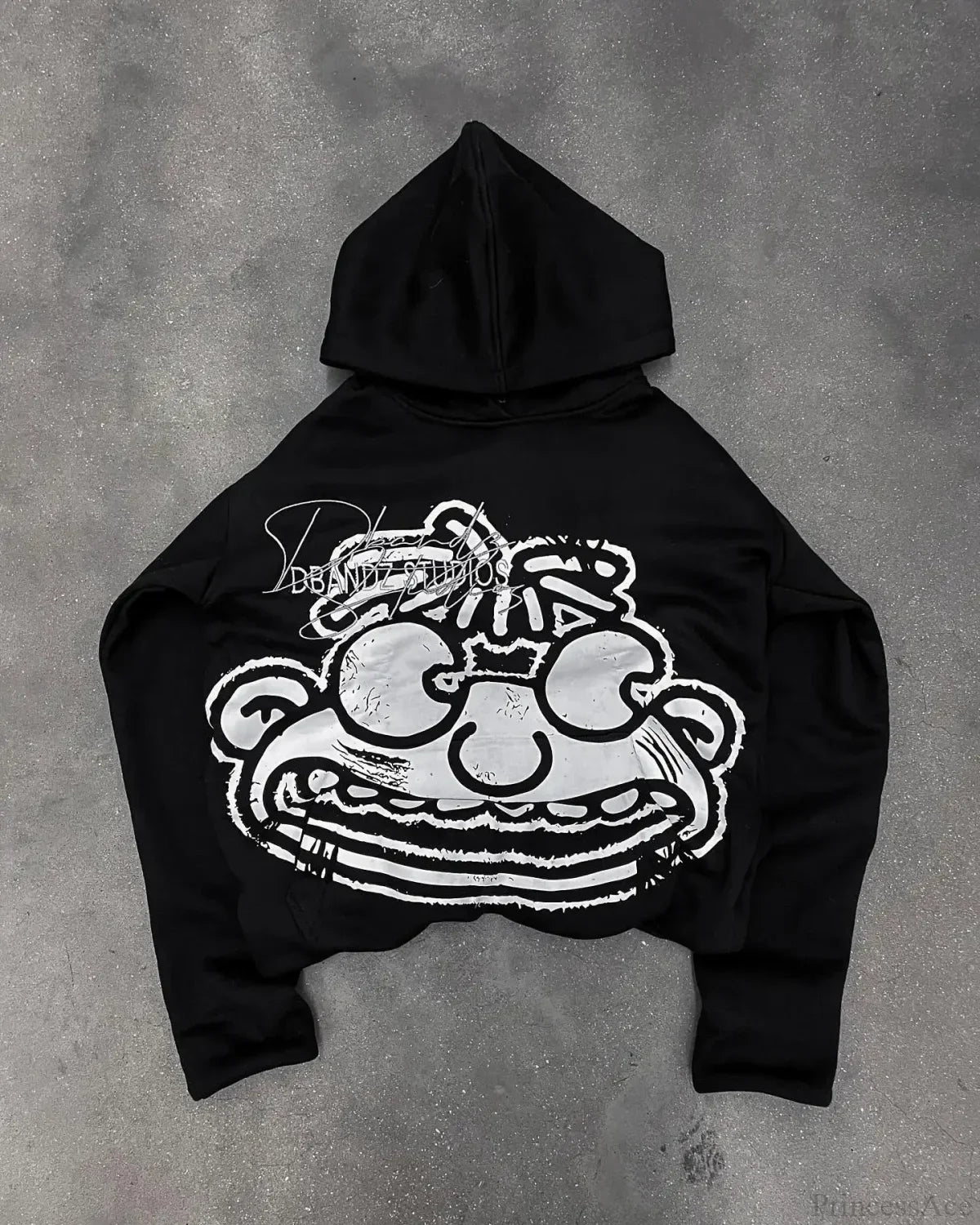 Cartoon Graphic Printed Hoodie image 7