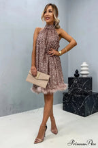 Casidy Sequin Stylish Mini Dress image 2