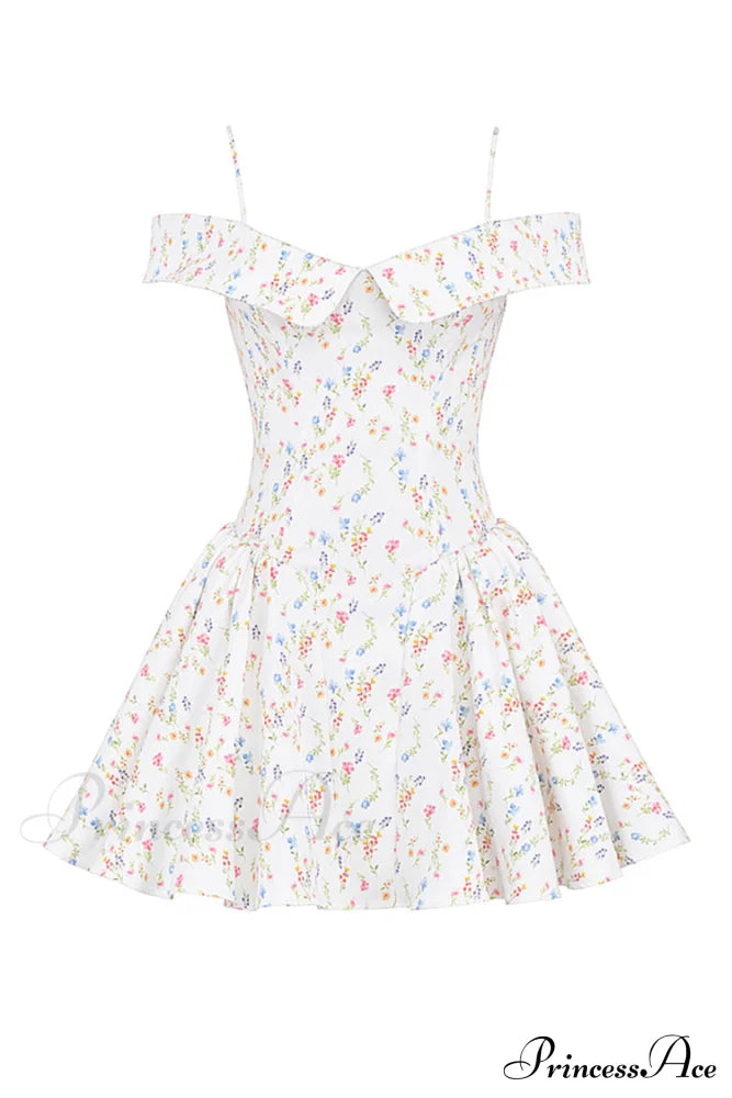 Cassia Floral Stylish Mini Dress image 11