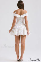 Cassia Floral Stylish Mini Dress image 10