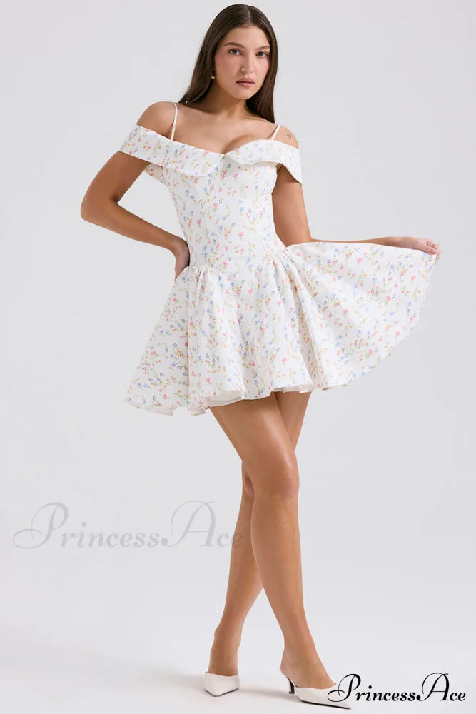 Cassia Floral Stylish Mini Dress image 9