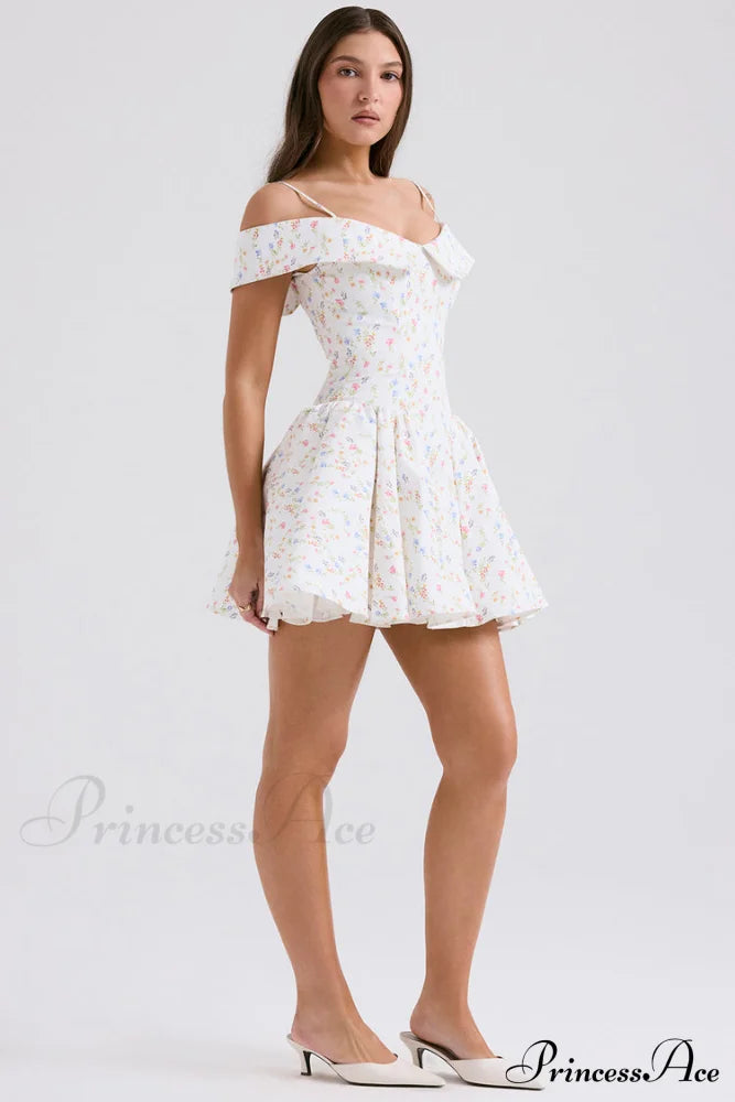 Cassia Floral Stylish Mini Dress image 8