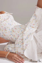 Cassia Floral Stylish Mini Dress image 5