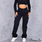 Slim Elastic High Waist Vintage Streetwear Jeans image 7