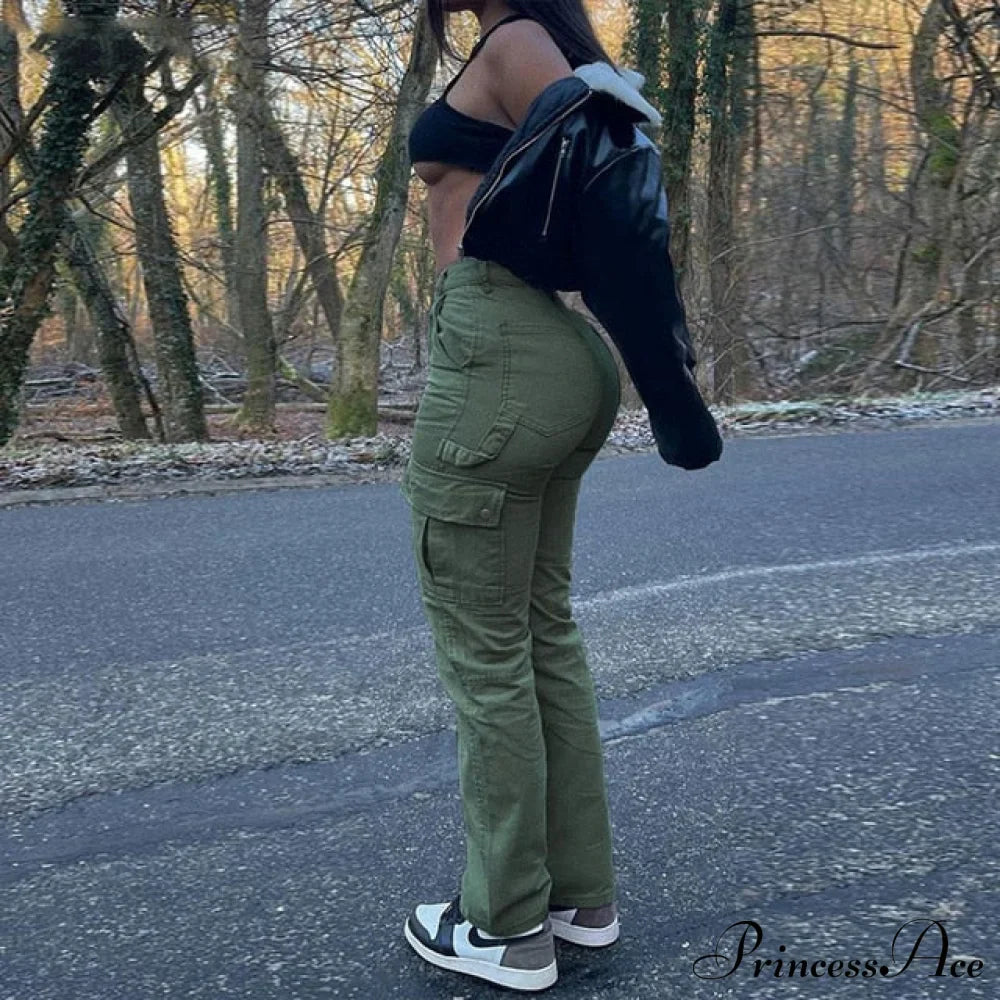 Slim Elastic High Waist Vintage Streetwear Jeans image 9