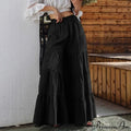 Casual Elastic Waist Long Solid Pants image 6