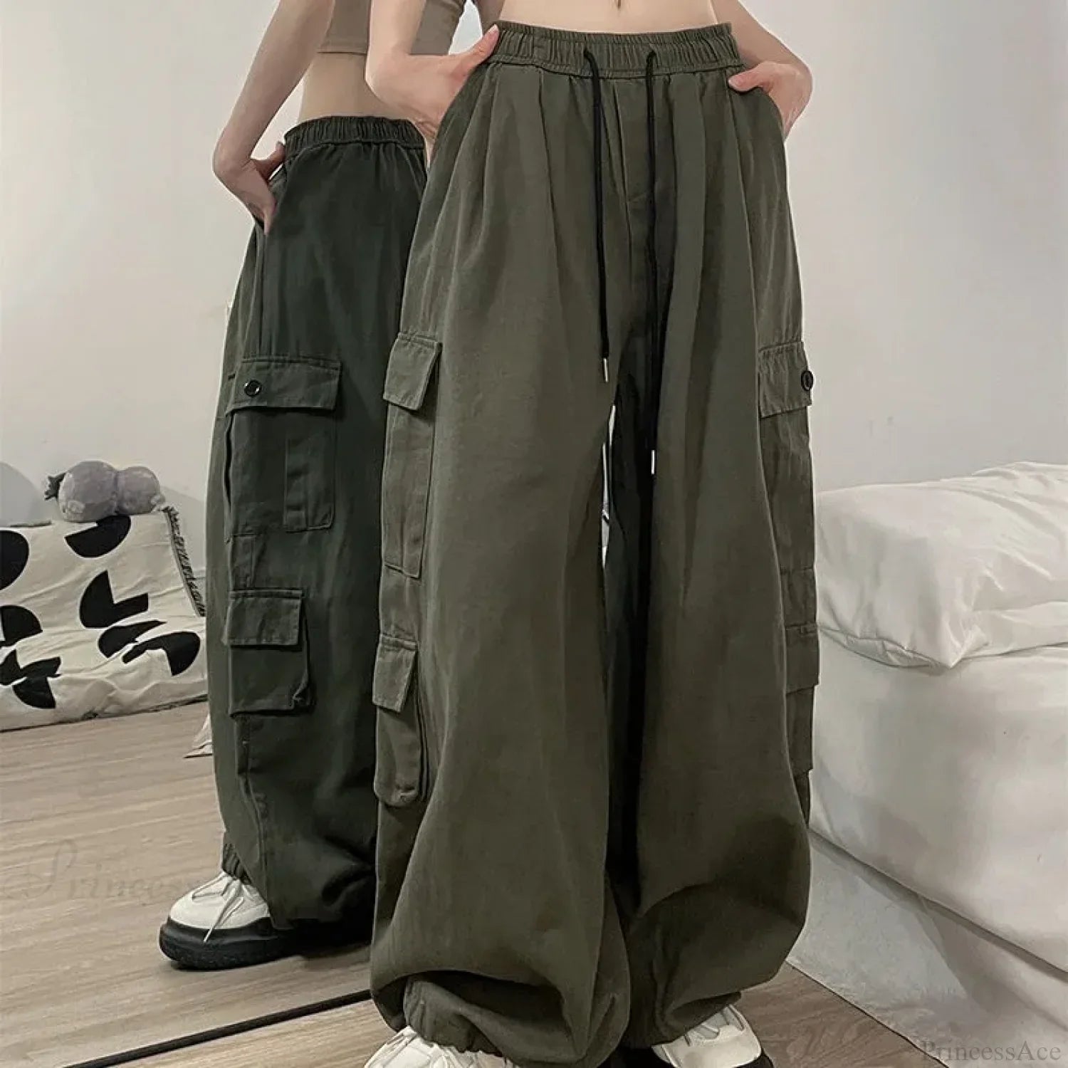 Casual Harajuku Y2K Cargo Pants image 2
