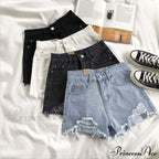 Casual High Waist Denim Shorts image 2