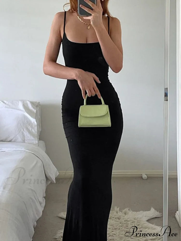 Casual Jersey Graceful Cami Long Dress image 4