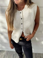 Casual Knit Tank Top Cardigan image 1