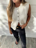 Casual Knit Tank Top Cardigan image 3