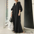 Casual Lantern Sleeve Maxi Sundress image 4