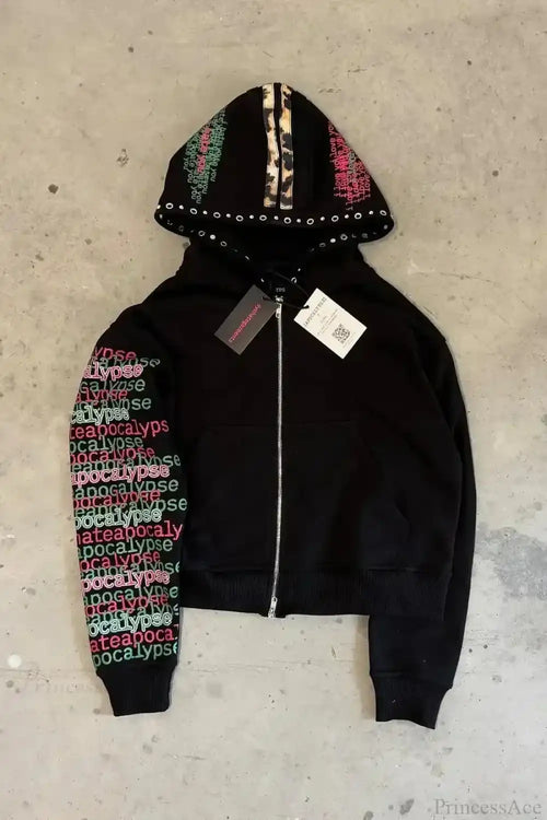 Casual Leopard Print Hoodie image 1