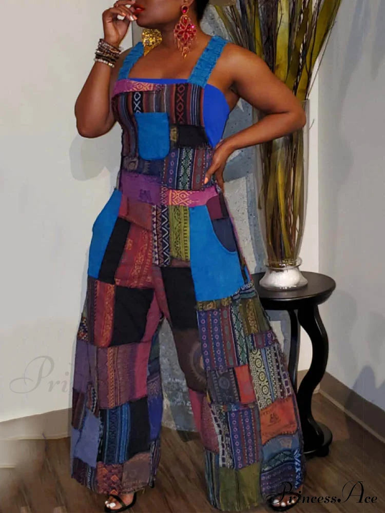 Casual Map Print Trendy Spaghetti Strap Maxi Dress image 5