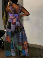 Casual Map Print Trendy Spaghetti Strap Maxi Dress image 4