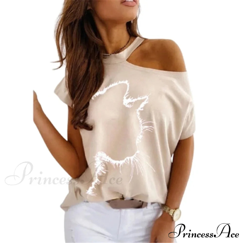 Casual Print Short Sleeve O-neck Tops image 15