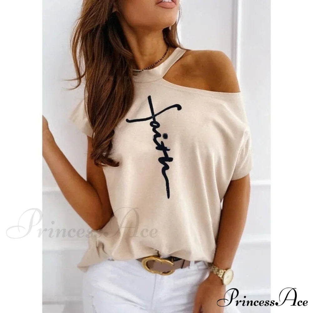 Casual Print Short Sleeve O-neck Tops image 8