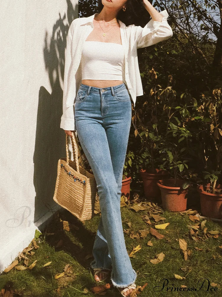 Casual Snug Graceful Denim Jeans image 3