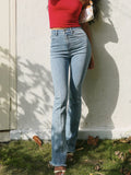 Casual Snug Graceful Denim Jeans image 1