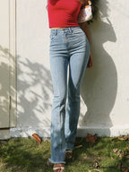 Casual Snug Graceful Denim Jeans image 1
