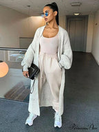 Casual Solid Graceful color Cardigan image 7