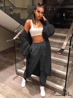 Casual Solid Graceful color Cardigan image 4