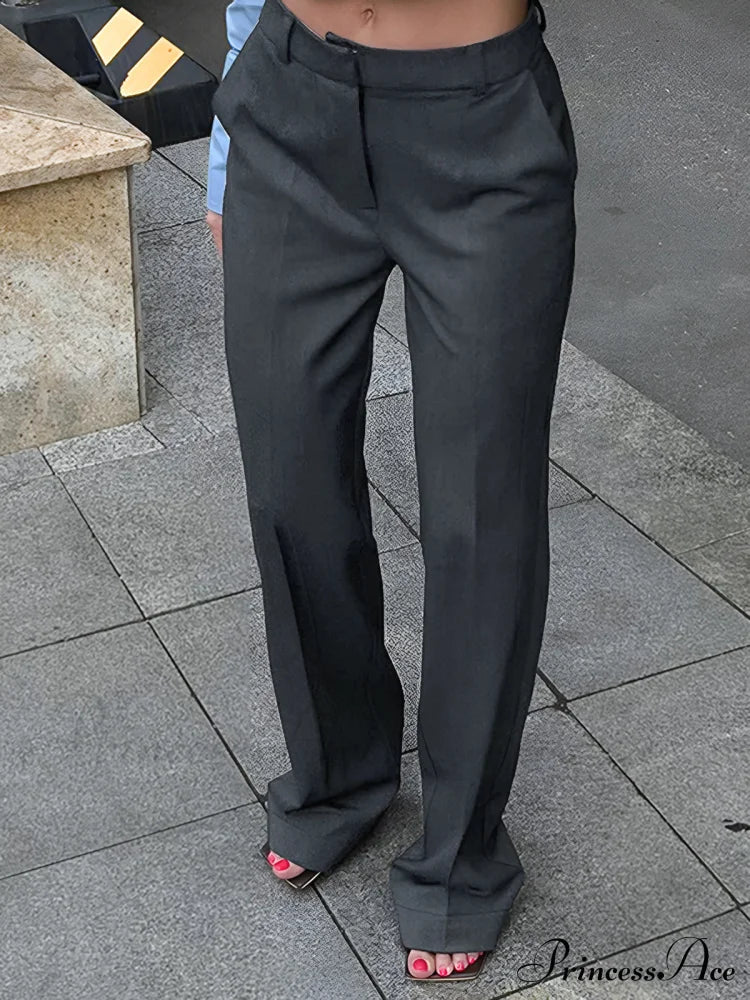 Casual Straight Graceful Leg Long Pants image 4