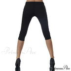 Casual Stretch 3/4 Trousers Female Capris image 5