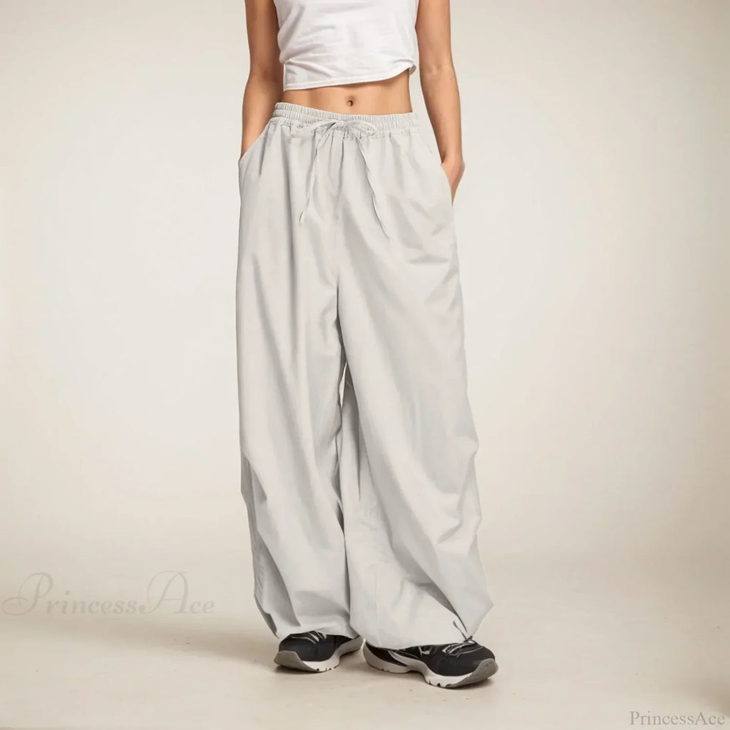 Casual Wide Leg Sweatpants with Pockets image 3