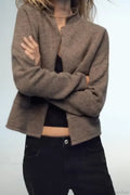 Casual Wool Long Sleeve Cardigan image 1