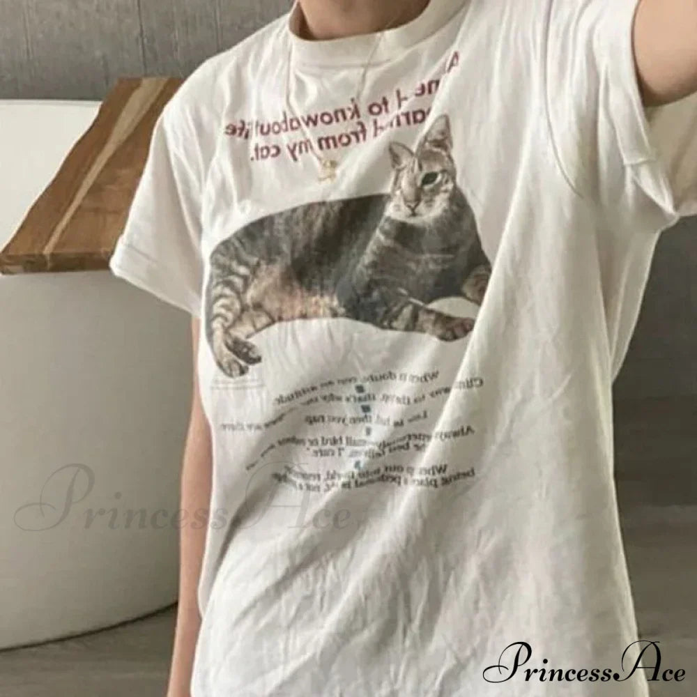 Cat Elegant Quotes GraphicT-Shirt image 2