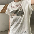 Cat Elegant Quotes GraphicT-Shirt image 2